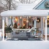 CLIHOME 8 ft. x 12 ft. Aluminum Sloped Roof Hardtop Pergola with UV-Blocking Polycarbonate Patio Cover - 2 of 4