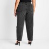 Women's High-Rise Overlap Waist Straight Leg Jeans - Future Collective™ with Kahlana Barfield Brown - image 2 of 3