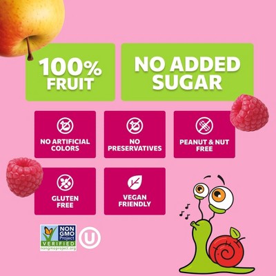 Bob Snail Apple Raspberry Fruit Rolls - 3.53oz/10ct