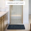 Soft Absorbent Chenille Bath Mat Rug with Anti-Skid Rubber Backing - Becky Cameron - 2 of 4