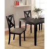 NicBex Dining Table Set for 4 Rectangular Wood Dining Table with 4 Upholstered Chairs for Kitchen - 2 of 4