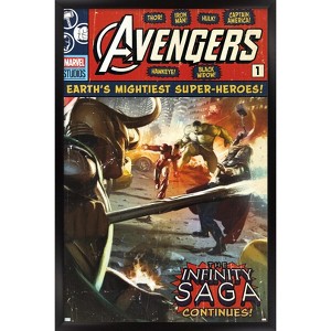 Trends International Marvel Comics Avengers: Infinity Saga - #1 Framed Wall Poster Prints - 1 of 4