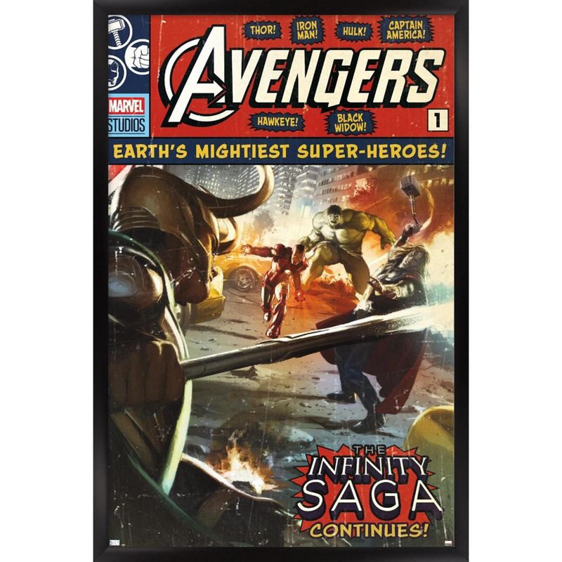 Trends International Marvel Comics Avengers: Infinity Saga - #1 Framed Wall Poster Prints, 1 of 7