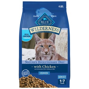 Blue Buffalo Wilderness High Protein Natural Adult Indoor Dry Cat Food with Chicken - 1 of 4