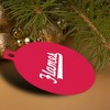 UIC Secondary Logo Aluminum Holiday Christmas Tree Ornament - 4 of 4