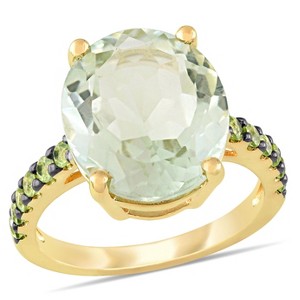 EVERLY JEWELRY |Multiple-color option Silver Cocktail Ring with Multiple color gemstone Options. - 1 of 4