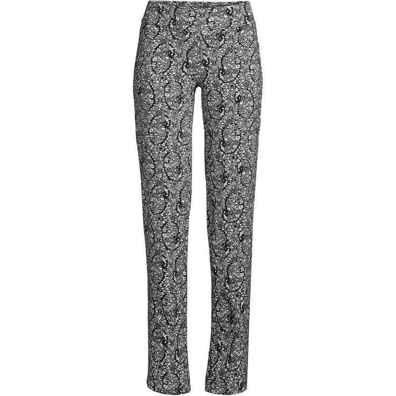 Lands' End Women's Starfish Mid Rise Straight Leg Pants, 3 of 6