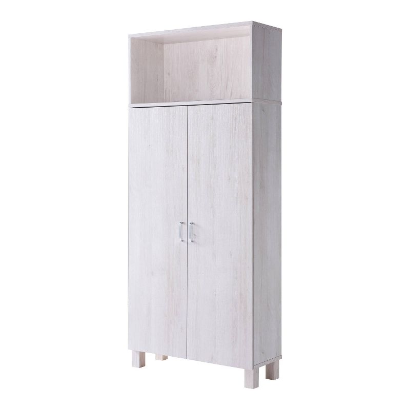Maclay Double Door Pantry Cabinet White Oak - HOMES: Inside + Out, 3 of 9