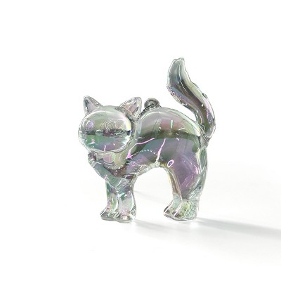 Iridescent Figural Cat - Bullseye's Playground™