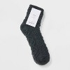 Women's Super Soft Herringbone Textured Double Lined Cozy Ankle Socks - Auden™ - 2 of 3