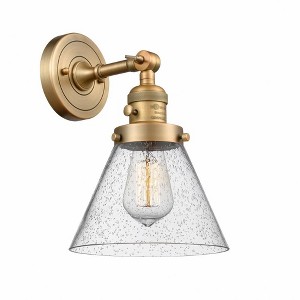 Cone - 1 Light Wall Sconce In Industrial Style-10 Inches Tall and 8 Inches Wide - 1 of 1