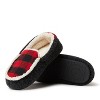 Dearfoams Kid's Hunter Plaid Fabric Moccasin House Slipper - 2 of 4