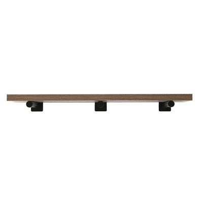 target floating wood shelves