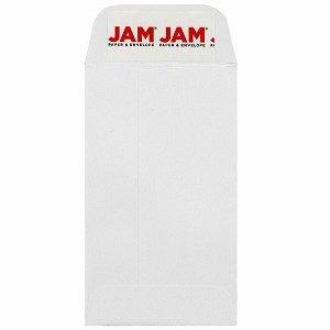 JAM PAPER #6 Coin Business Envelopes with Peel and Seal Closure - 3 3/8 x 6 - White - 50/Pack - 1 of 1
