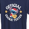 Women's - Lilo and Stitch - Christmas Official Cookie Tester Short Sleeve Graphic T-Shirt - 2 of 4