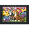 Briarwood Lane Doormat 30x18 Indoor Outdoor Garden Kittens Spring For Spring Doormat - 2 of 4