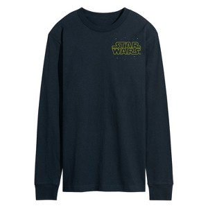 Men's - Star Wars - Empire Strikes Back Crawl Long Sleeve Graphic T-Shirt - 1 of 3