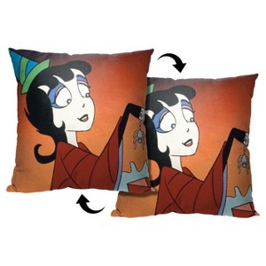 Warner Bros. Beetlejuice Creepy Lydia Throw Pillow 18x18 Inches - 1 of 3