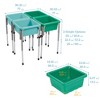 ECR4Kids 4-Station Sand and Water Adjustable Play Table - 2 of 4