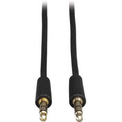 Tripp Lite 10ft Mini Stereo Audio Dubbing Cord 3.5mm Connectors M/M 10' - (M/M) 10-ft.