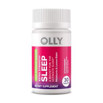 OLLY Extra Strength Sleep Fast Dissolve Vegan Tablets - 30ct