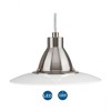 Progress Lighting Avant 1-Light LED Pendant, Brushed Nickel, Sandblasted Glass Shade - 3 of 4