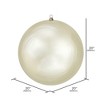Vickerman Champagne Ball Ornament - 2 of 3