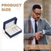 Unique Bargains PU Leather Soft  Travel 2 Slot Watch 1 Necklace 1 Ring 2 Earrings Storage Case - 2 of 4