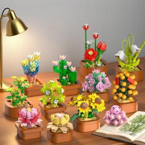 1403PCS Flower Botanical Plant 3.6MM Mini Building Blocks Toy for Adults and Kids 10+ - 1 of 4