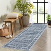 Vintage Style Area Rugs - Non-Slip Reversible Machine Washable Rug, Soft Boho Rug for Living Room Bedroom - 4 of 4