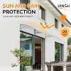 VINGLI Window Awning Door Canopy, 40" x 40" Awnings for Doors Polycarbonate Cover - 4 of 4