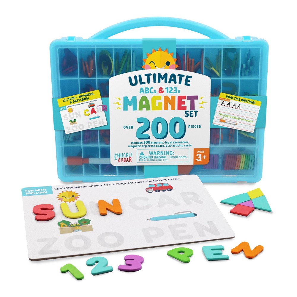 Photos - Construction Toy Chuckle & Roar ABC's and 123's Ultimate Magnet Set