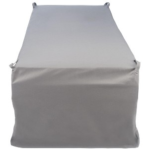 Newport Lounge Chair Cover - Gray - Safavieh - 1 of 4