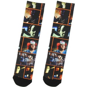 Halloween The Curse of Michael Myers Film Scenes Sublimation Crew Socks Multicoloured - 1 of 3