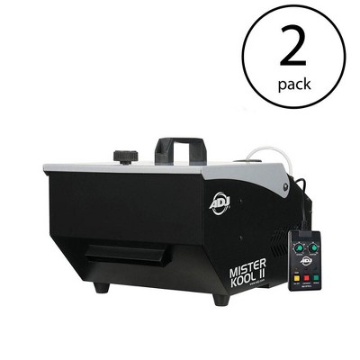 American DJ Mister Kool II Low Lying Water Based Smoke Fog Machine  (2 Pack)