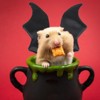 Midlee Guinea Pig Bat Wings Halloween Costume - 3 of 3
