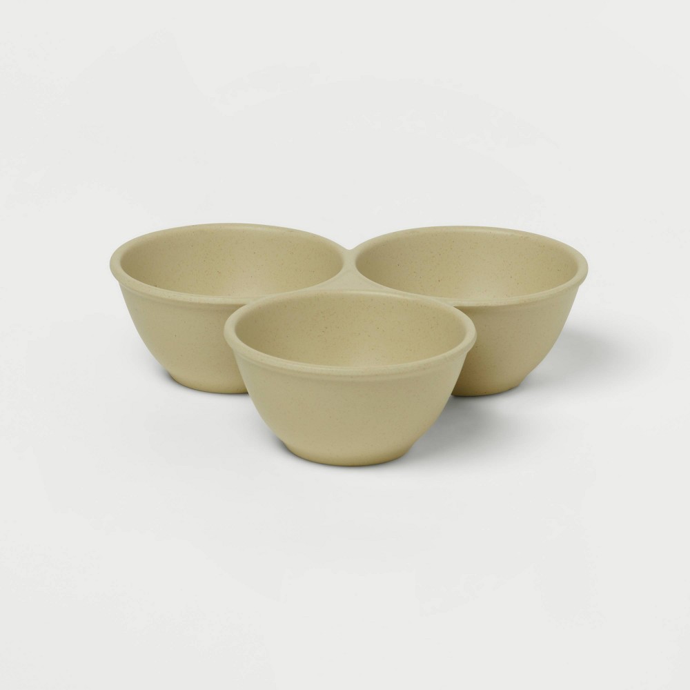 Case of 4 22.5oz Melamine Lancashire Triple Dip Bowl - Threshold™