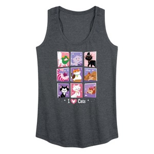 Women's - Disney - Cats & Dogs Graphic Racerback Tank - 1 of 4