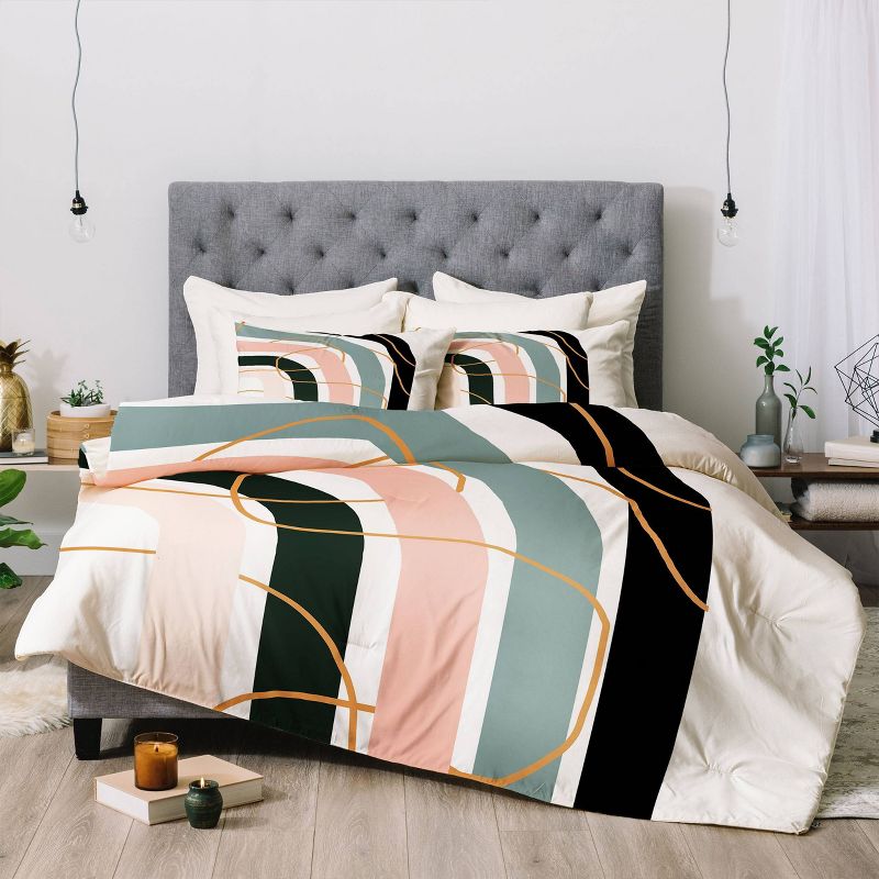Aleeya Jones Unsettled Rainbow Comforter Set - Deny Designs, 5 of 6