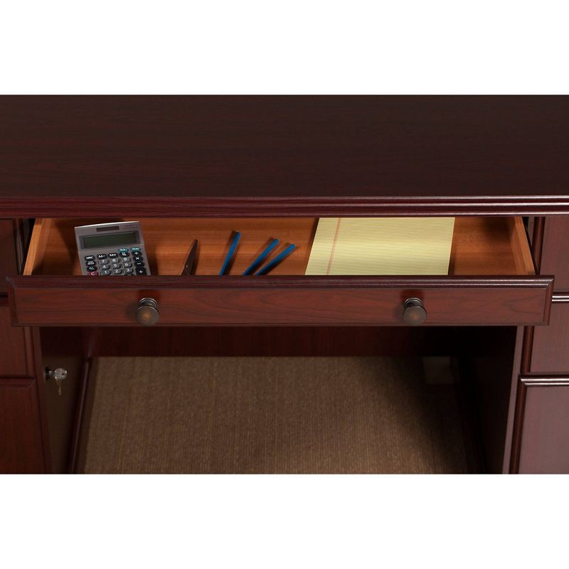 Bennington Manager&#39;s Desk from Kathy Ireland Home - Bush Furniture, 5 of 9