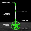 SILVEL 12 Inch Measuring Wheel, MAX9999FT Measuring Wheel in Feet and Inches, One key to Zero Rolling Tape Measuring Wheels, Green - 4 of 4