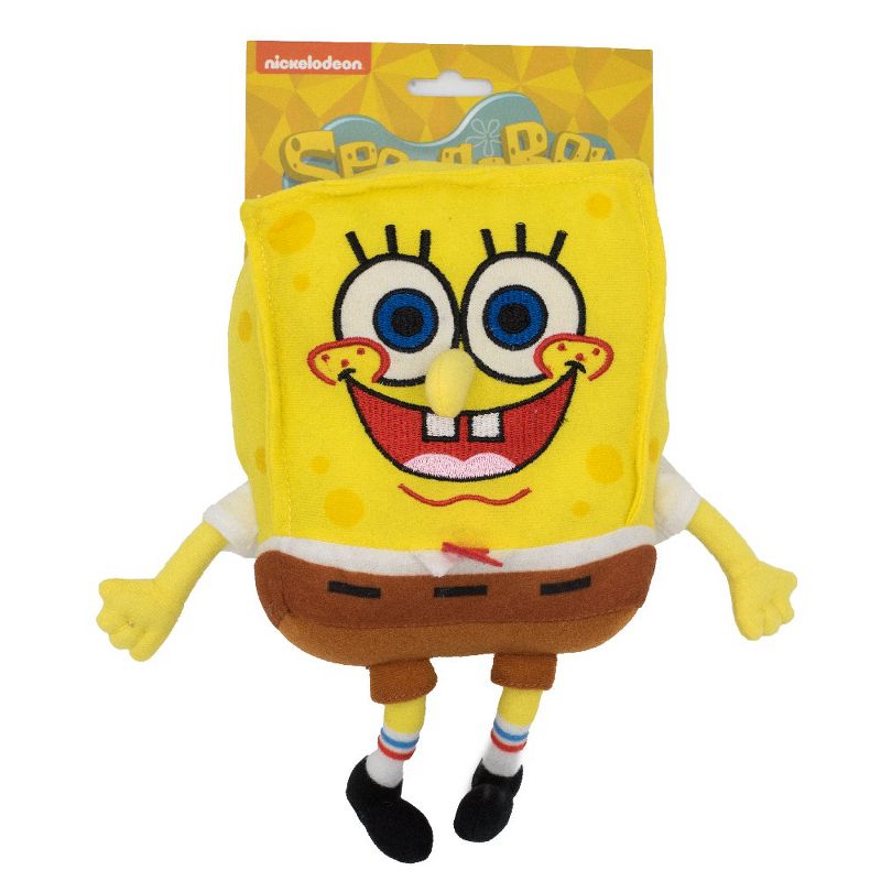 Buckle-Down Dog Toy Squeaker Plush - SpongeBob Full Body with Arms and Legs, 3 of 4