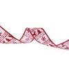 Unique Bargains Gift Wrap Ribbons Faux Linen with Reindeer Border Polyester 78.74"x1.97" 1 Pc - 4 of 4