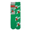 2-Pack of Refreshing 7UP Adult Crew Socks - Quench Your Thirst for Style and Comfort! - 2 of 4
