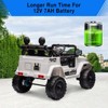12V Kids Ride On Truck Car with Remote Control, Spring Suspension, 3 Speeds, LED Lights, Parent Safety Brake - 3 of 4