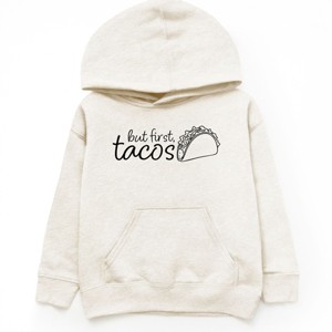 The Juniper Shop But First, Tacos Outline Youth Hoodie - 1 of 4