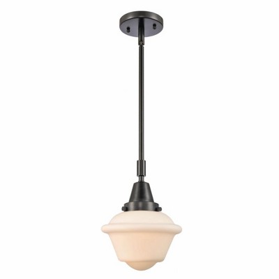 Oxford - 1 Light Stem Hung Mini Pendant In Traditional Style-9.13 Inches Tall and 7.5 Inches Wide