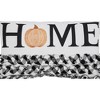 Annie Black Check Home Pumpkin Ruffle Pillow 14x22 VHC Brands - 4 of 4