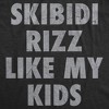 Mens Funny T Shirts Skibidi charm Like My Kids Sarcastic Internet Graphic Novelty Tee For Men - Crazy Dog Men's T Shirt Black M - 2 of 4