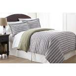 Micro Flannel High-Quality Solid Color Reversible Comforter 3 Piece Mini Set by Shavel